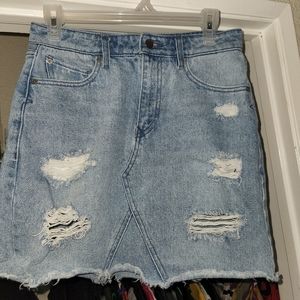 Small Juniors jean skirt